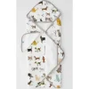 Little Unicorn Pequeno Unicórnio - Toalha de Algodão com Capuz e Pano de Lavagem, Woof Clearance