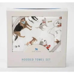 Little Unicorn Pequeno Unicórnio - Toalha de Algodão com Capuz e Pano de Lavagem, Woof Clearance