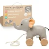Little Big Friends Pequenos grandes amigos - Pull Along Friends, Vincent, o elefante Fashion