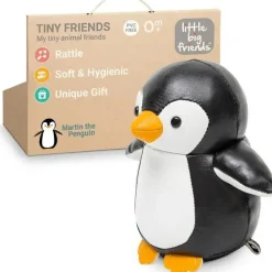 Little Big Friends Pequenos grandes amigos - pequenos amigos, brinquedo de chocalho, bicho de pelúcia especial, Martin, o pinguim Online