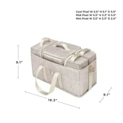Petunia Pickle Bottom Petúnia - Kit Inter-Mix Deluxe, Ponto Xadrez Clearance