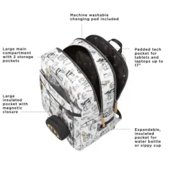 Petunia Pickle Bottom Petunia - 2-In-1 Provisions Backpack, The Star Wars Collection Clearance