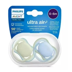 Philips Avent Phillips Avent - Chupeta Ultra Air 2Pk 0/6M, Caixa Mista Discount