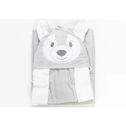Piccolo Bambino 4 peças de toalha de bebê com capuz de ovelha, luvas e toalhinhas de bebê Outlet