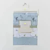 Piccolo Bambino - 3Pk Flannel Receiving Blankets Blue Outlet