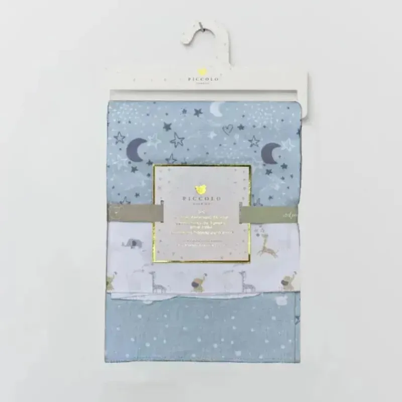 piccolo_bambino__pk_flann_SKUgEJ4okgY_0.webp Piccolo Bambino - 3Pk Flannel Receiving Blankets Blue Outlet