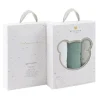 Piccolo Bambino - 3Pk Muslin Swaddles In Gift Box Green Outlet