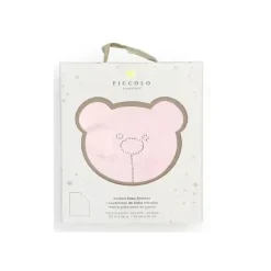 Piccolo Bambino - Pointelle Signature Stroller Blanket With Gift Box Pink Outlet