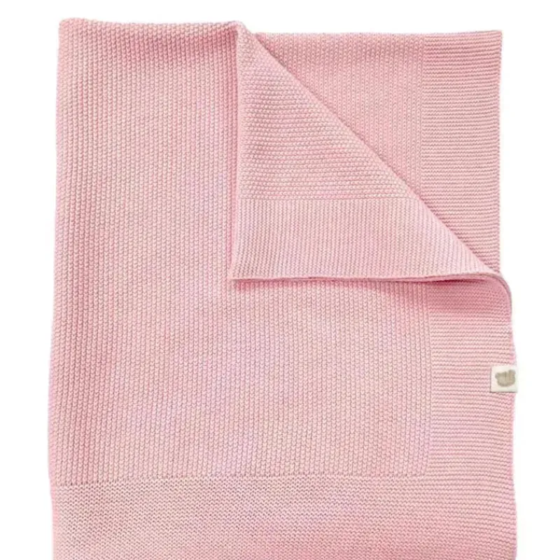 piccolo_bambino__sweater__SKUs98VBbXC_0.webp Piccolo Bambino - Sweater Knit Blanket On Wooden Hanger Pink Best