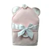 Piccolo Bambino - Toalha de luxo com capuz de veludo com orelhas de cetim, rosa Discount