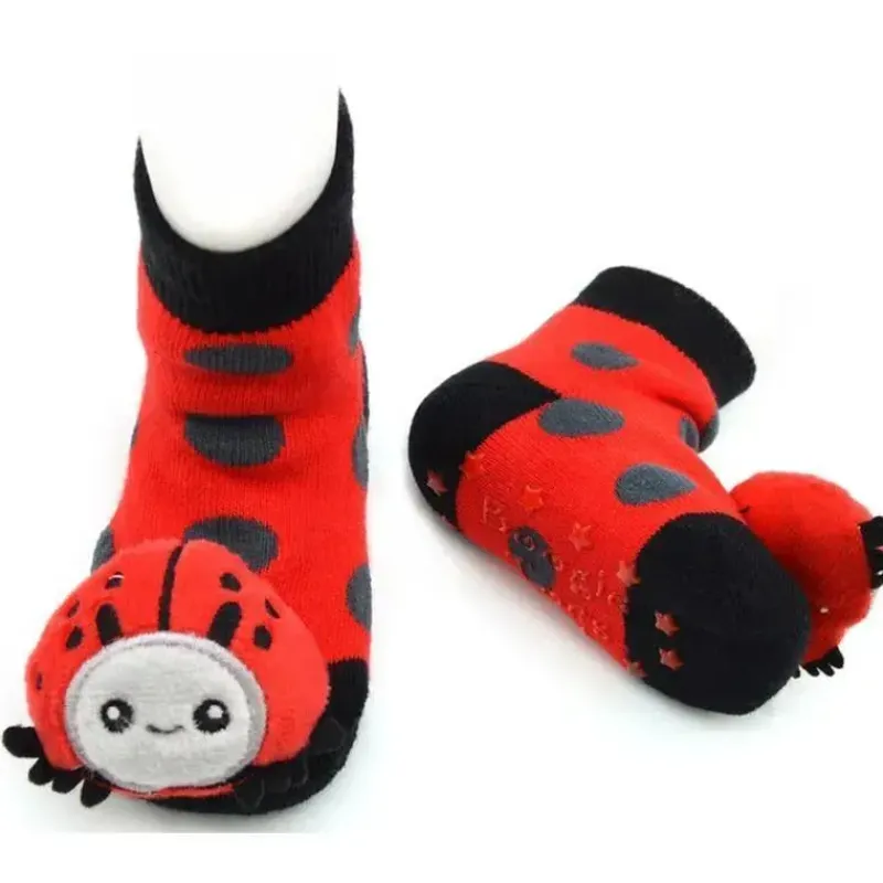 piero_liventi__meias_de_c_SKU0b4N0P0C_0.webp Piero Liventi - Meias de chocalho Baby Ladybug Boogie Toes Hot