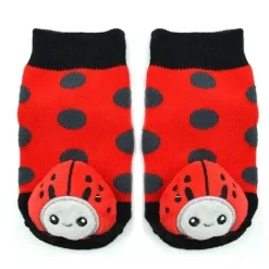 Piero Liventi - Meias de chocalho Baby Ladybug Boogie Toes Hot
