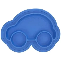 Kushies Baby Placa de silicone sem bagunça Siliplate, Azure Clearance