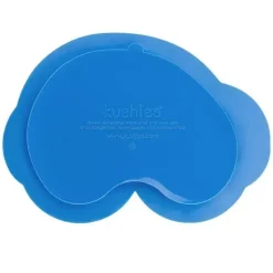 Kushies Baby Placa de silicone sem bagunça Siliplate, Azure Clearance