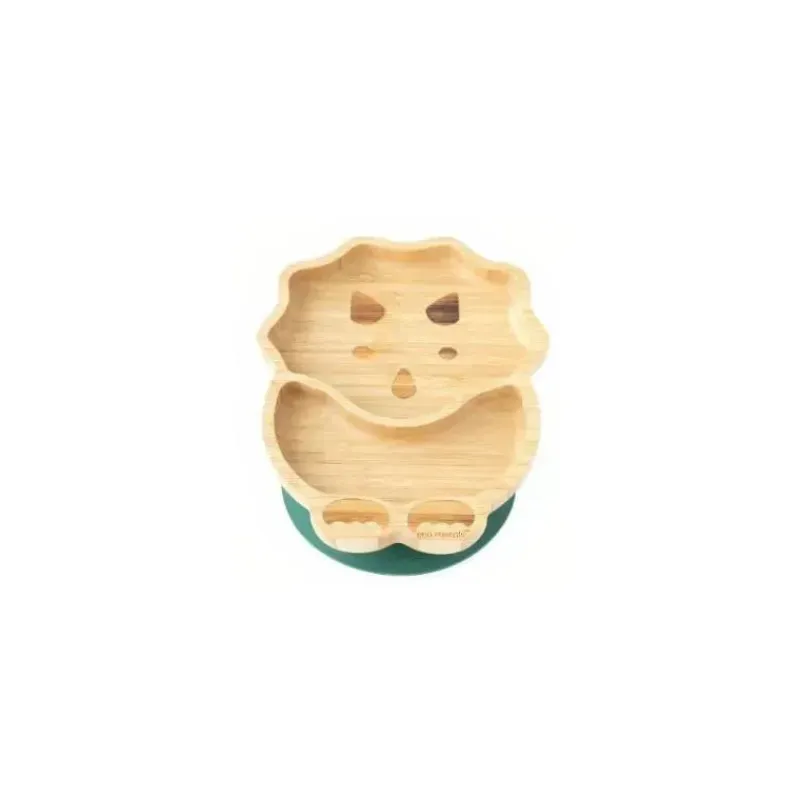 placa_de_suco_de_bambu_ec_SKU3t3bKNvQ_0.webp Eco Rascals Placa de sucção de bambu com duas seções Dino, verde Fashion