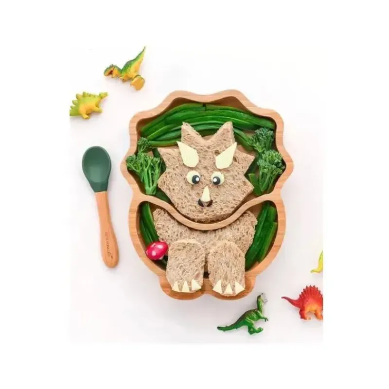 placa_de_suco_de_bambu_ec_SKU3t3bKNvQ_2.webp Eco Rascals Placa de sucção de bambu com duas seções Dino, verde Fashion