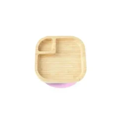 Eco Rascals Placa de sucção de bambu com duas seções Classic, rosa Discount