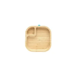Eco Rascals Placa de sucção de bambu com duas seções Classic, azul Discount