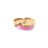 Eco Rascals Placa de sucção de bambu com duas seções de pato, rosa Clearance