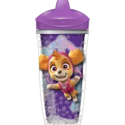 Playtex - Baby Sipsters Stage 3 PAW Patrol Sippy Cups, à prova de derramamento, à prova de vazamento, isolado, glitter, menina, 9 onças, 1 contagem Clearance