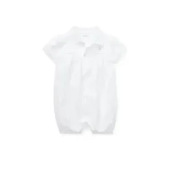 Ralph Lauren Polo Baby - Calção Interlock Bubble, Branco Hot