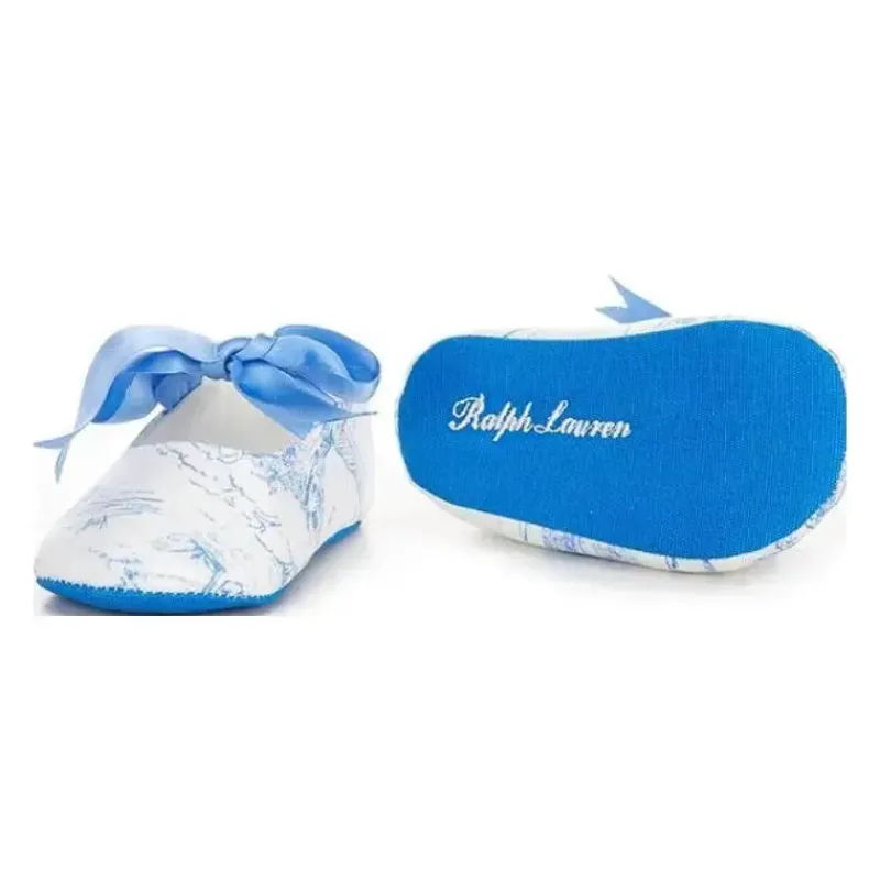 polo_ralph_lauren_baby__m_SKUqiuvyOWP_0.webp Ralph Lauren Polo Baby - Meninas Briley II Mary Jane Crib Shoe, Azul Claro Golf Toile Fashion