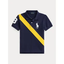 Ralph Lauren Polo Baby - Pónei Grande Camisa Polo de Algodão, Newport Marinho Multi Online