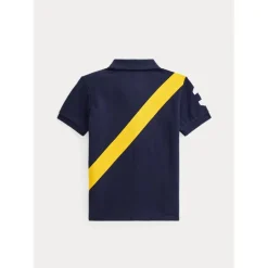 Ralph Lauren Polo Baby - Pónei Grande Camisa Polo de Algodão, Newport Marinho Multi Online