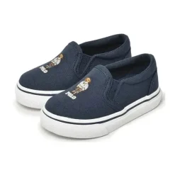 Ralph Lauren Polo Baby - Tênis Keaton Bear Slip-On, Azul Marinho Discount