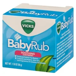 Vicks Pomada calmante BabyRub, 1,76 OZ Outlet