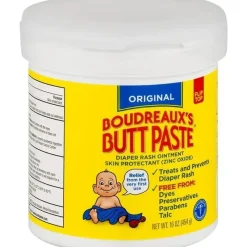 Boudreaux's Butt Paste Pomada para assaduras em pasta de bunda de Boudreaux original, 16 onças New