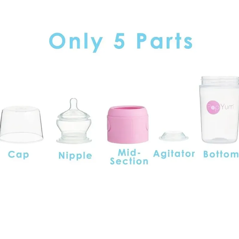 pop_yum__baby_bottle_star_SKUAdQuS3dS_1.webp PopYum Pop Yum - Baby Bottle Starter Set 4 Pack, Pink Sale