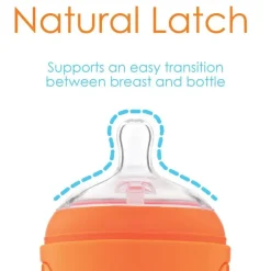 PopYum Pop Yum - Baby Bottle Starter Set 4 Pack, Orange Clearance