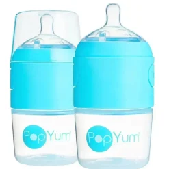 PopYum - 2 unidades de mamadeira para fazer fórmula anti-cólica 5 onças, azul celeste Sale