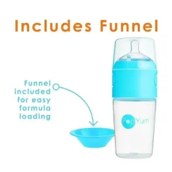 PopYum - 3Pk Fórmula Anti-Cólica Fazendo Mamadeira 9 Oz, Azul Céu Sale