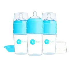 PopYum - 3Pk Fórmula Anti-Cólica Fazendo Mamadeira 9 Oz, Azul Céu Sale