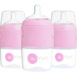 PopYum - 3Pk Fórmula Anti-Cólica Fazendo Mamadeira 5 Oz, Roxo Pastel Sale