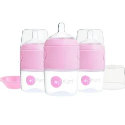 PopYum - 3Pk Fórmula Anti-Cólica Fazendo Mamadeira 5 Oz, Roxo Pastel Sale