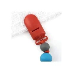 Nuby Porta-chupeta 0M+ com contas de silicone e mordedor - sortido Online