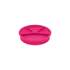 Iplay Prato de Aprendizagem de Brotos Verdes Feito de Silicone, Rosa Clearance