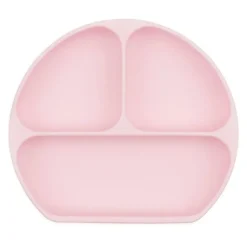 Bumkins Prato de silicone - Rosa Sale