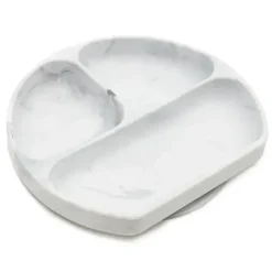 Bumkins Prato de silicone , mármore Best