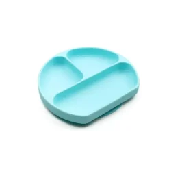 Bumkins Prato de silicone , azul Best