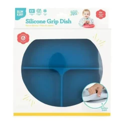 Bumkins Prato de silicone - Azul escuro Outlet