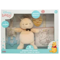 Kids Preferred Preferência para Crianças - Conjunto de Presente Clássico Pooh de 4 Peças Fashion