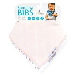 Primo Passi - babador de bandana com setas brancas/rosa 2Pk Discount