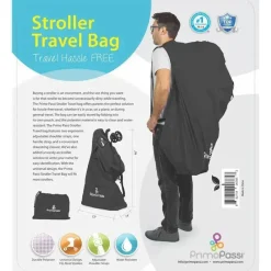 Primo Passi - Bolsa de Viagem para Carrinho Preto Discount