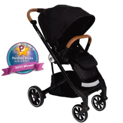 Primo Passi - Carrinho Icon V2, Recém-nascido a Criança com Assento Reversível e Dobra Compacta, Todo Preto Discount