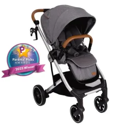 Primo Passi - Carrinho Icon V2, Recém-nascido a Criança com Assento Reversível e Dobra Compacta, Cinza Melange Discount