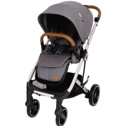 Primo Passi - Carrinho Icon V2, Recém-nascido a Criança com Assento Reversível e Dobra Compacta, Cinza Melange Discount